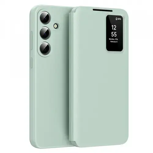 Husa pentru Samsung Galaxy S26, Techsuit, SmartView, Verde