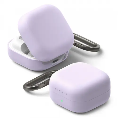 Husa Ringke pentru Samsung Galaxy Buds 4 Pro, Mov Deschis