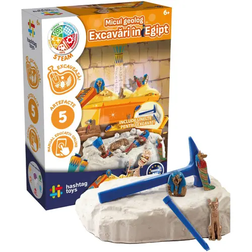 Joc Hashtag Toys - Micul geolog, Excavari in Egipt