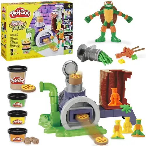 Set Play-Doh TMNT - Taie pizza si arunca