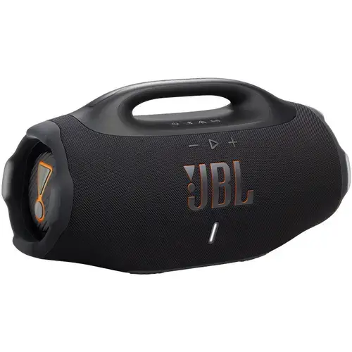 Boxa portabila JBL Boombox 4, 210W, Pro Sound, IP68, Auracast, Baterie detasabila, Autonomie 34 ore, Negru