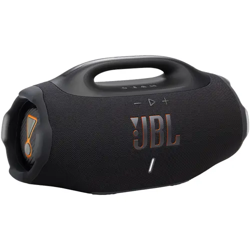 Boxa portabila JBL Boombox 4, 210W, Pro Sound, IP68, Auracast, Baterie detasabila, Autonomie 34 ore, Negru