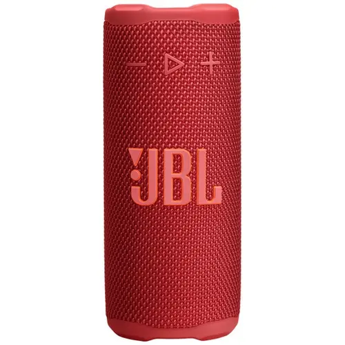 Boxa portabila JBL Grip, Bluetooth, Pro Sound, Auracast, Autonomie 14 ore, Lumina ambientala, IP68, Rosu