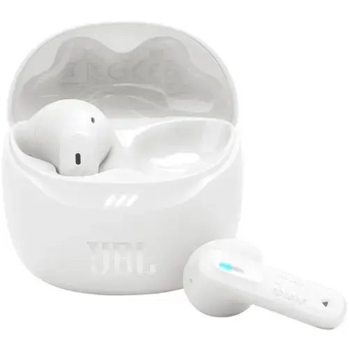 Casti In-Ear JBL Tune Flex 2, True Wireless, Bluetooth, ANC, Autonomie 48 ore, IP54, Spatial Sound, Multi-point, Alb