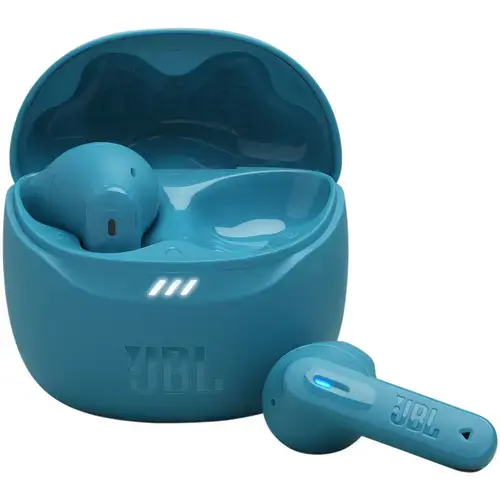 Casti In-Ear JBL Tune Flex 2, True Wireless, Bluetooth, ANC, Autonomie 48 ore, IP54, Spatial Sound, Multi-point, Turcoaz