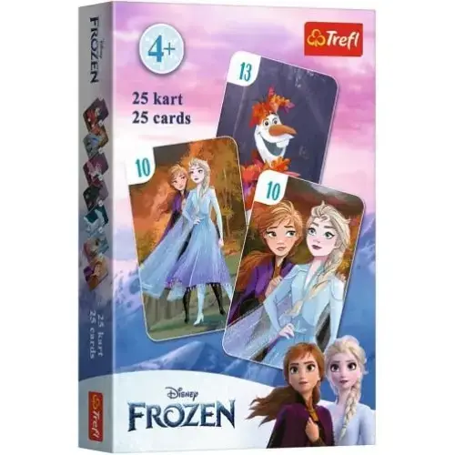 Set 25 carti de joc Frozen, 4+ ani