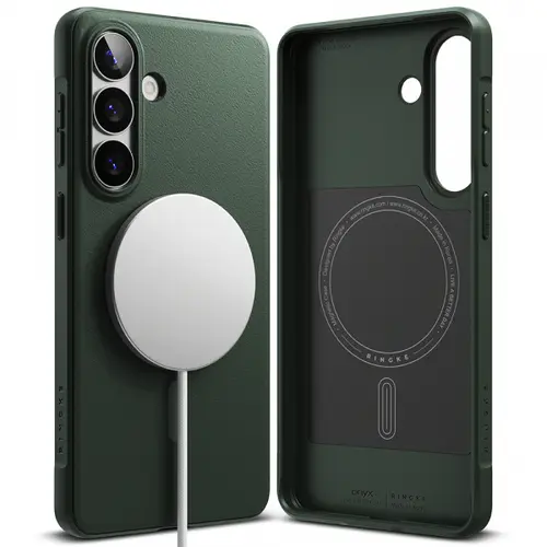 Husa MagSafe pentru Samsung Galaxy S26 Plus, Ringke, Onyx, Verde Inchis