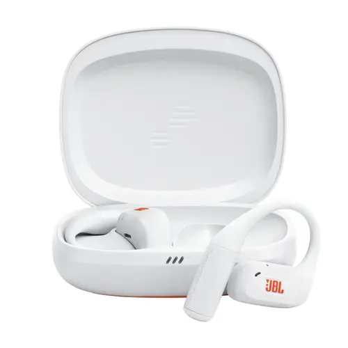 Casti alergare open-ear JBL Endurance Zone, True Wireless, IP68, 4 microfoane, Redare pana la 32 ore, Bluetooth 5.3, Alb