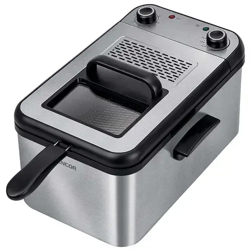 Friteuza Sencor SFR 7200SS, 2200 W, 3.2 L, temperatura reglabila 130-190 grade, Inox