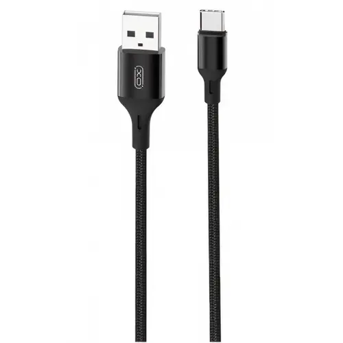 Cablu Date si Incarcare USB-A - USB-C XO Design NB143, 18W, 2m, Negru
