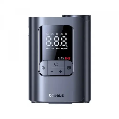 Compresor auto Baseus GoTrip VA1 Super Mini, 82W, 2x 2500 mAh, 10 bar