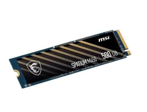 SSD MSI Spatium M450, 500GB, M.2 2280, PCIe Gen4 x4, 3D NAND