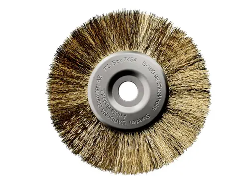 Perie de sarma Gardena 14821-20 pentru curatat rosturile de buruieni, diametru 110mm