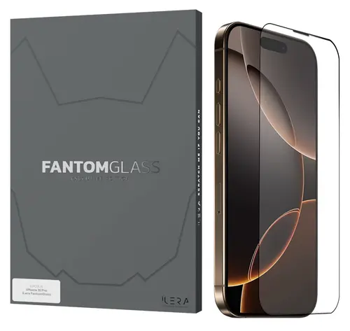 Sticla de protectie iLera Fantom Glass pentru iPhone 16 Pro Max
