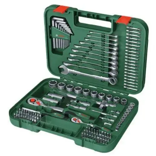 Set de scule 132 piese Bosch, mixt, universal