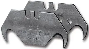 Set 100 lame cutter Stanley 1-11-983, trapezoidale, tais tip carlig