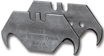 Set 100 lame cutter Stanley 1-11-983, trapezoidale, tais tip carlig