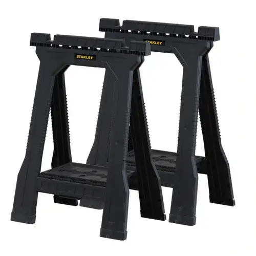 Set doua capre de lucru pliabile Stanley, negru, max. 362 kg