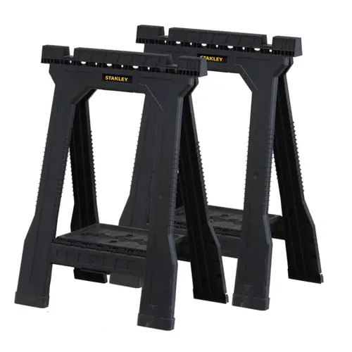 Set doua capre de lucru pliabile Stanley, negru, max. 362 kg