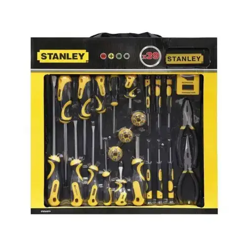 Set de insurubare Stanley STHT0, 39 piese, in geanta de transport