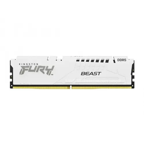 Memorie Kingston FURY Beast White, 16 GB, DDR5, EXPO, 6000 MHz, CL30