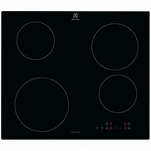 Plita incorporabila Electrolux LIB60420CK Inductie, 4 zone de gatit, Negru
