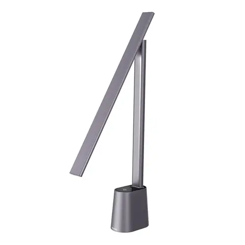 Lampa de birou Baseus Smart Eye DGZG-0G, reincarcabila, luminozitate ajustabila, 3 moduri temperatura culoare,senzor ambiental, touch, Gri