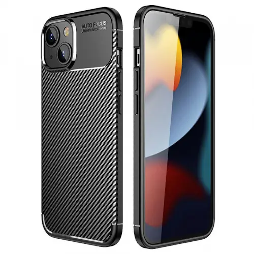 Husa pentru Samsung Galaxy A57 5G, OEM, Carbon Enviro, Neagra
