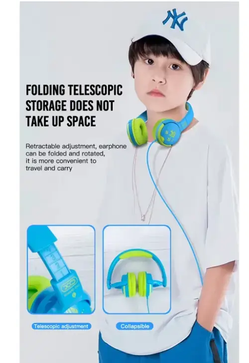 Casti Stereo XO Design EP47 Study Kids, Galbene