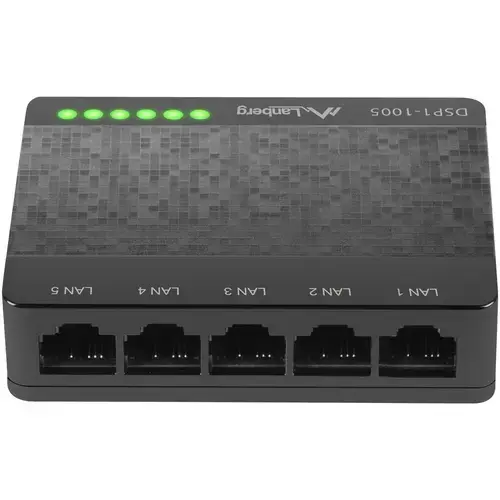 Switch Lanberg DSP1-1005, Gigabit, 5 Porturi