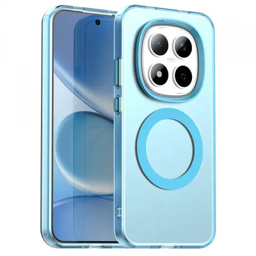 Husa MagSafe pentru Xiaomi Redmi Note 15 Pro 5G, Techsuit, CandyCase, Albastra