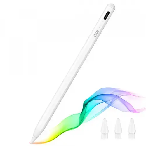 Touch Pen ESR pentru Apple iPad, Versiune Activ, Alb