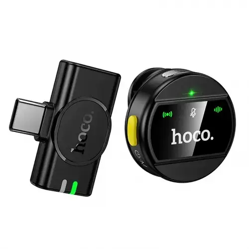 Lavaliera HOCO L21, USB-C, Negru