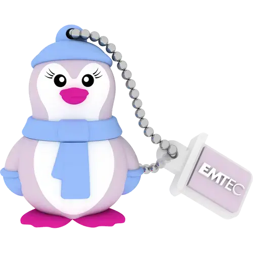 Memorie USB Emtec M336 Lady Penguin 16GB USB 2.0, Gri