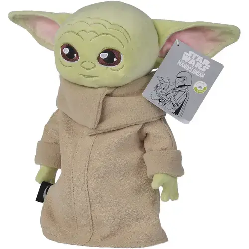 Jucarie de plus Disney Mandalorian  Grogu realistic, 28cm