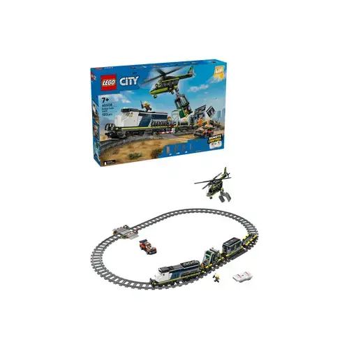 LEGO® City - Jaf in trenul politiei 60508, 1313 piese