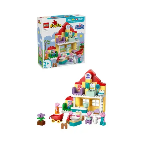 LEGO® DUPLO Peppa Pig - Casa de familie 10467, 84 piese
