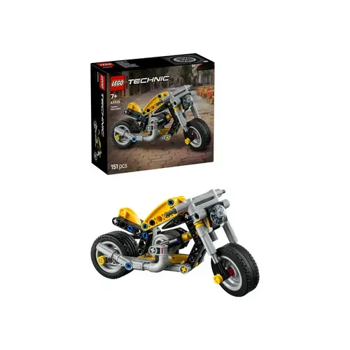 LEGO® Technic - Motocicleta galbena 42225, 151 piese