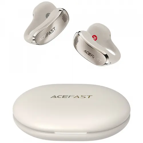 Casti True Wireless Acefast Aceclip Pro, Bluetooth, Auriu