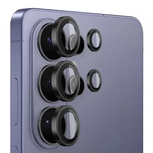 Folie de protectie Camera Spate Blueo pentru Samsung Galaxy S26 Ultra S948, Sticla Securizata, Neagra