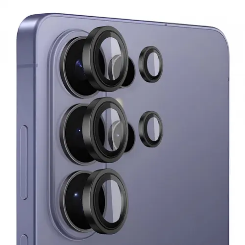 Folie de protectie Camera Spate Blueo pentru Samsung Galaxy S26 Ultra S948, Sticla Securizata, Neagra