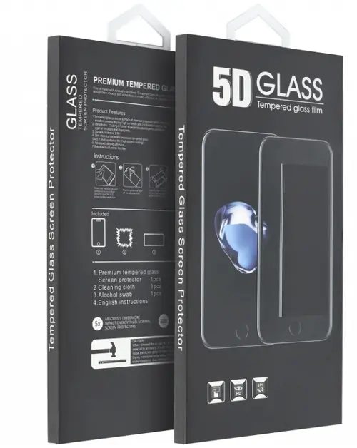 Folie de protectie Ecran OEM pentru Samsung Galaxy A27 5G, Sticla Securizata, Full Glue, 5D, Neagra