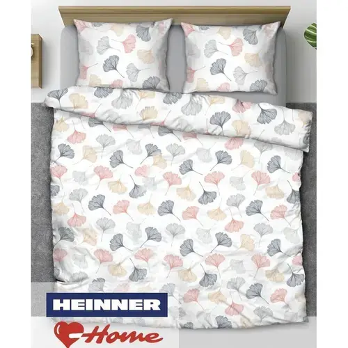Set lenjerie de pat  HEINNER HR-180-144FIT-LDN, cearceaf cu elastic 180x200