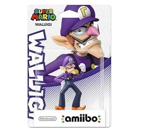 Figurina Amiibo Waluigi, Super Mario
