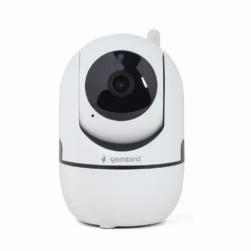 Camera supraveghere video interior Gembird TSL-CAM-WRHD-02, CMOS 2 Mpx, lentile 3.6mm, wi-fi, FullHD 1920x1080, video H.264 AVI, microfon, rotatie 355 gr, inclinare 120 gr, carcasa plastic, slot microSD card, Tuya