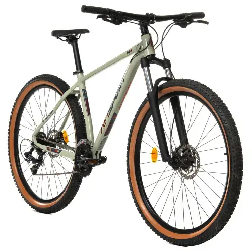 Bicicleta MTB Afisport M3 2025, roti 29 inch, cadru aluminiu, 24 viteze, Gri