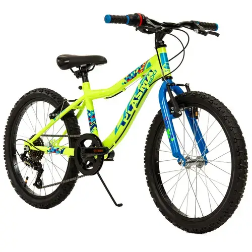 Bicicleta copii  DHS Plasma, roti 20 inch,  frane sistem V-Brake, cadru din otel, Verde