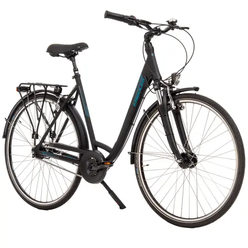 Bicicleta Oras Kreidler 1286, roti 28 inch, cadru S, 7 viteze, Negru