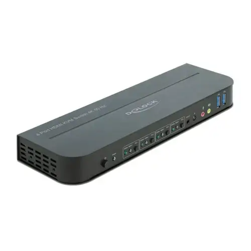 Switch KVM, Delock, HDMI, Negru