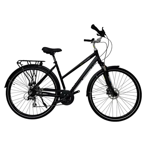 Bicicleta Oras Kieler Lady, roti 28 Inch, cadru L, 7 viteze,  Negru
